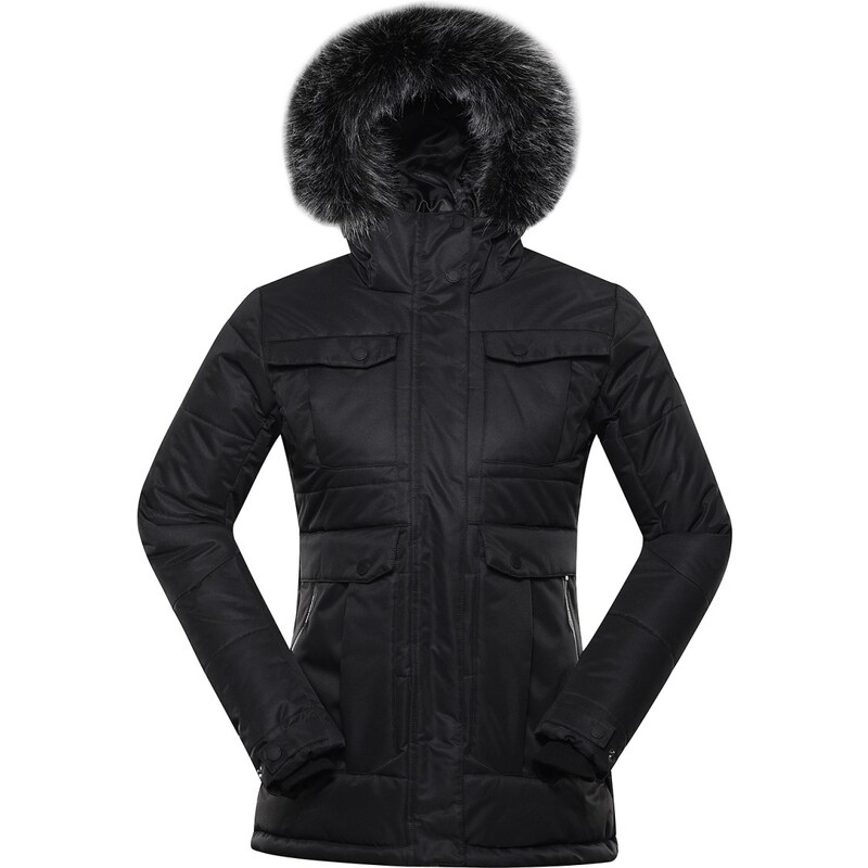 Dámská bunda s membránou ptx ALPINE PRO EGYPA černá 97630627