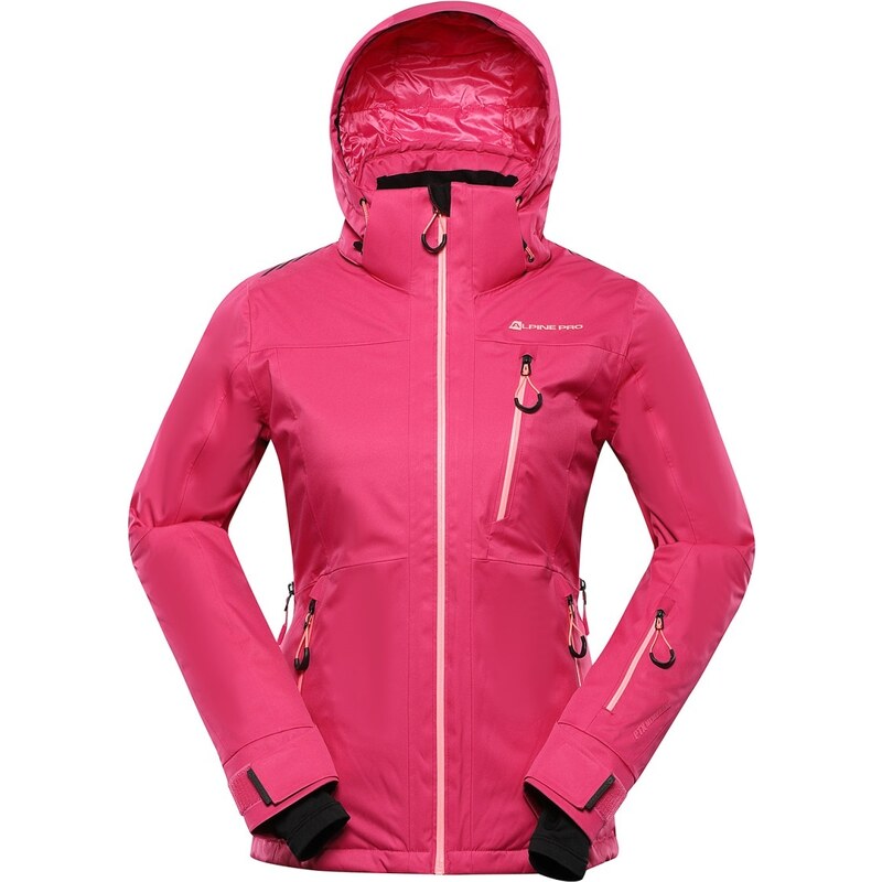 Dámská lyžařská bunda s membránou ptx ALPINE PRO REAMA růžová 97630636
