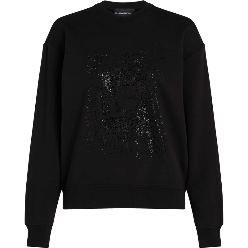 Karl Lagerfeld Mikina  Kameo Rhinestone  černá
