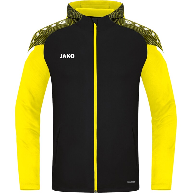 JAKO Sportovní bunda žlutá / černá / bílá