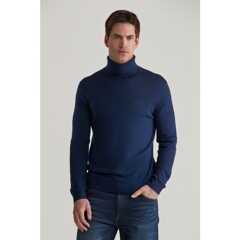 ROLÁK GANT EXTRAFINE MERINO WOOL TURTLENECK MARINE