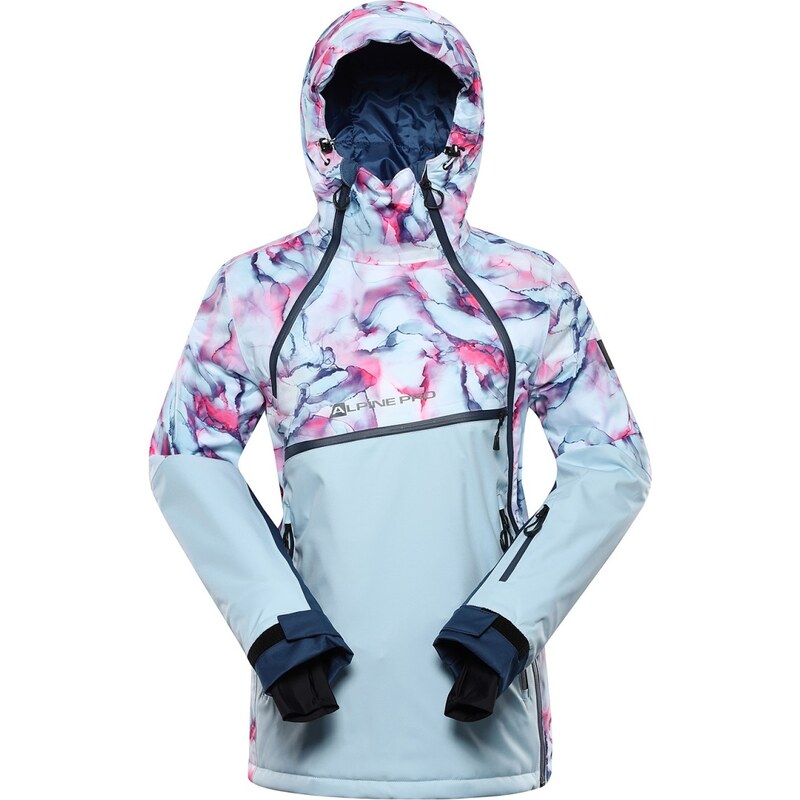 Dámská lyžařská bunda s membránou ptx ALPINE PRO OMEQA modrá 97860681
