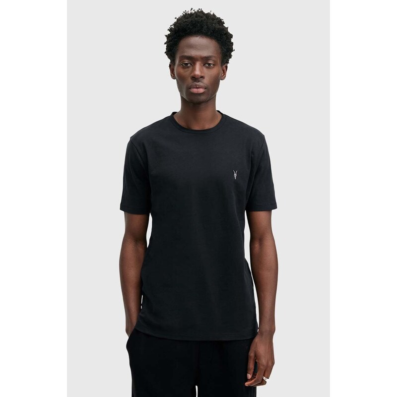 Bavlněné tričko AllSaints BRACE 3-pack