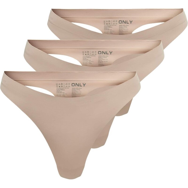 ONLY Tanga Tracy starobéžová 97879178