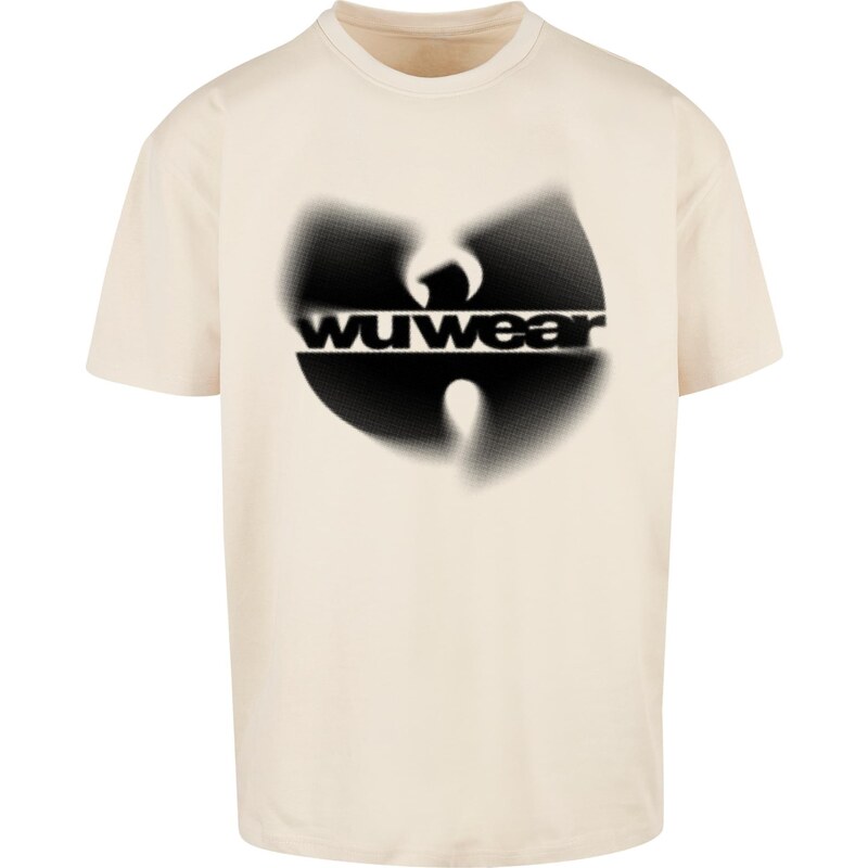 Wu-Wear Pánské tričko Faded Logo pískové