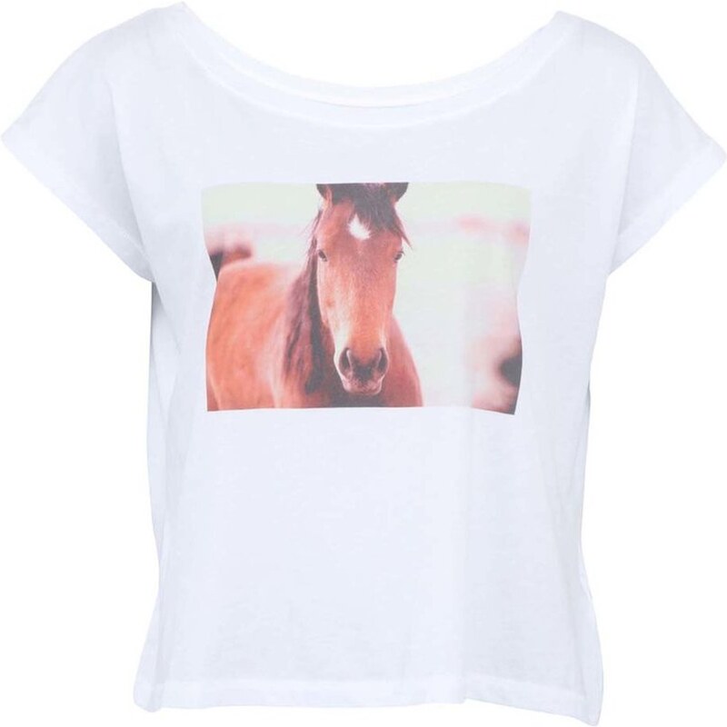 Bílé dámské tričko ZOOT Originál Horse
