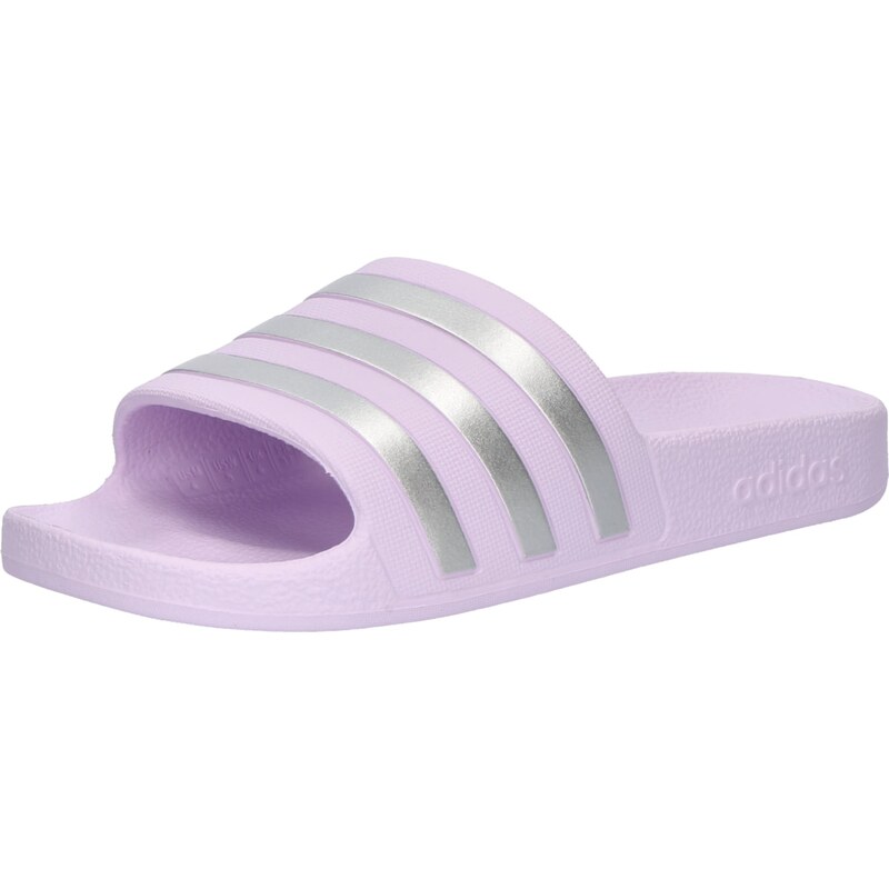 ADIDAS SPORTSWEAR Pantofle ADILETTE AQUA fialová / stříbrná