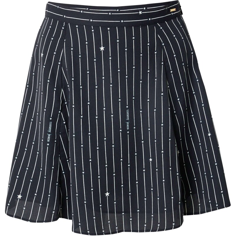 Tommy Jeans Sukně MOUNTAIN STARDUST černá / bílá 109425678