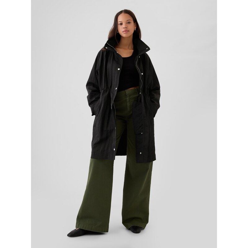 GAP Nylonová oversize parka - Dámské