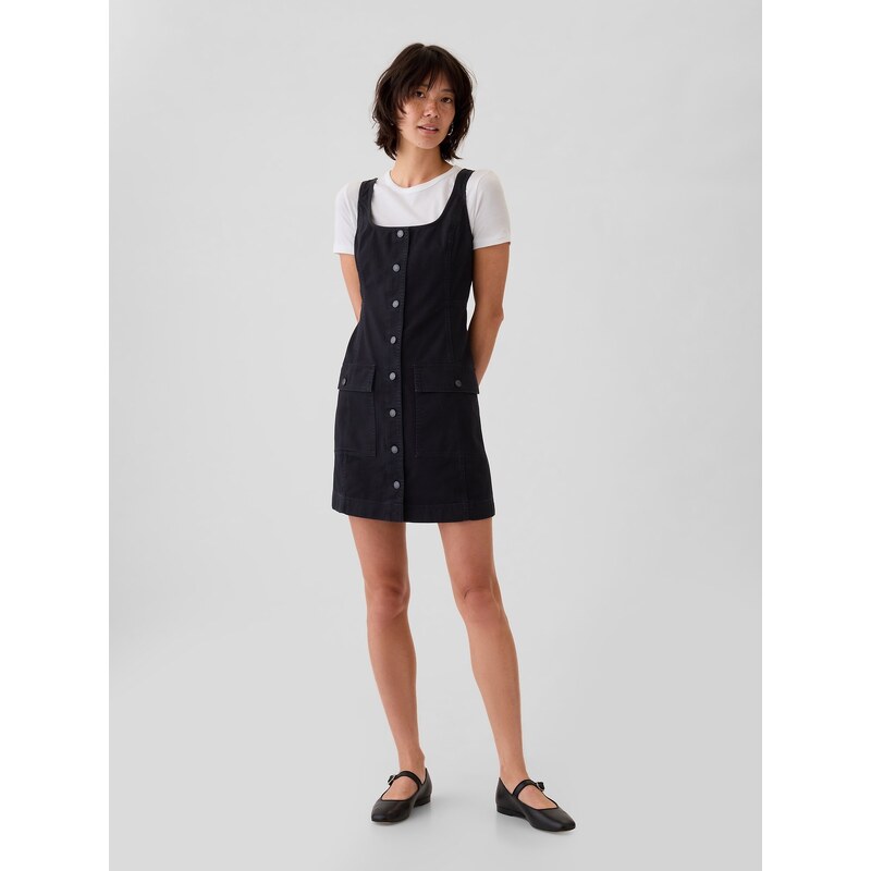 GAP Džínové mini šaty Utility - Dámské