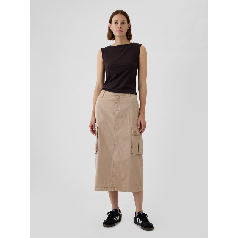 GAP Dámské Midi sukně s kapsami Utility Cargo 500546-00 109644389