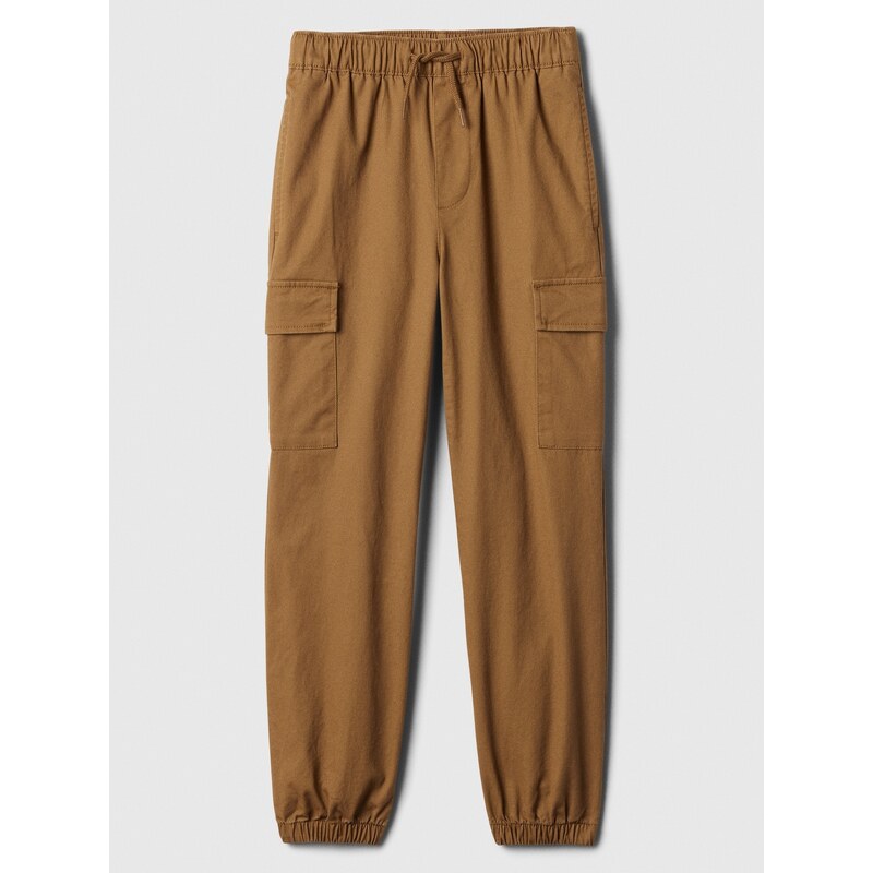 GAP Dětské cargo twill tepláky - Kluci