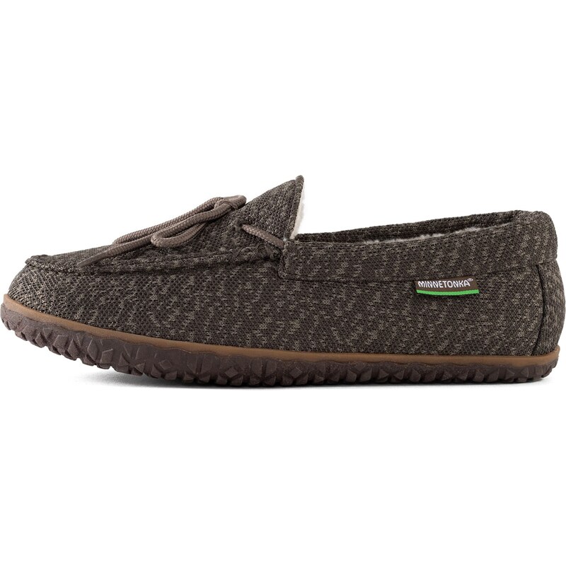 Minnetonka Mokasíny Eco Oak hnědá / čokoládová
