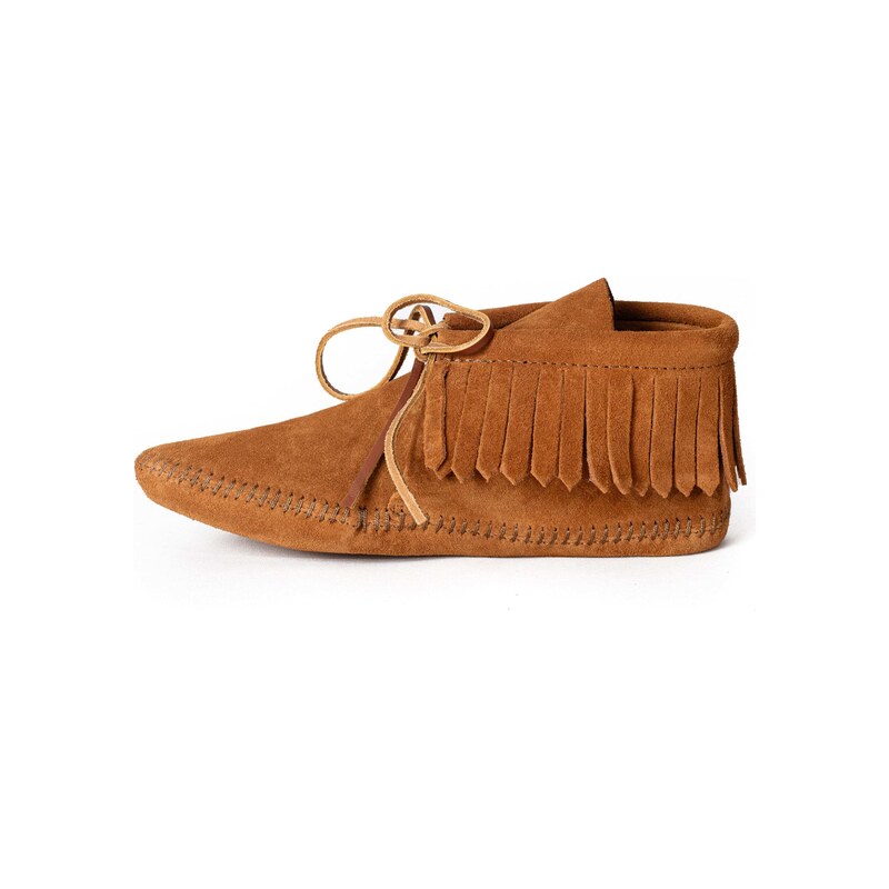 Minnetonka Nízké kozačky Classic koňaková
