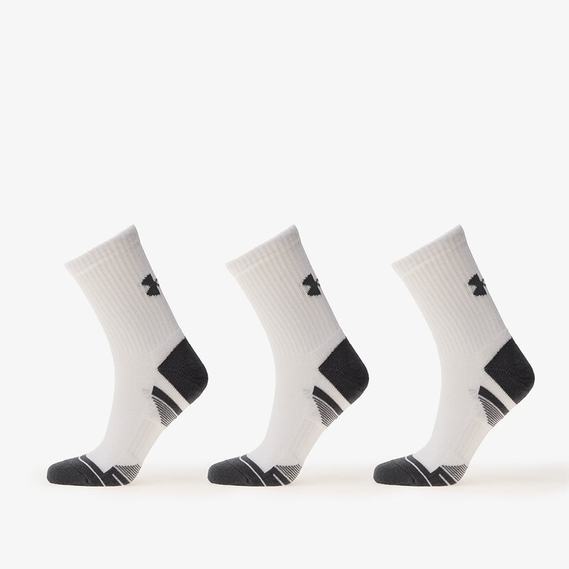 Ponožky Under Armour Performance Cotton3-PackMid White XL