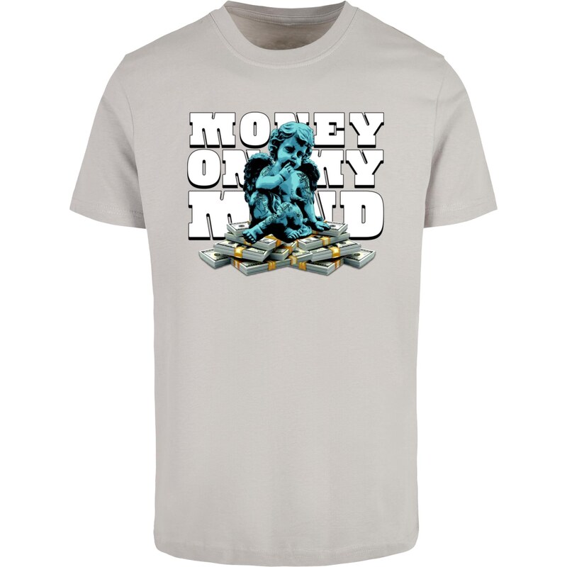 Mister Tee Pánské tričko Money On My Mind světle asfaltové