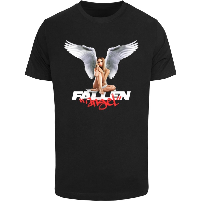 Mister Tee Pánské tričko Fallen Angel černé