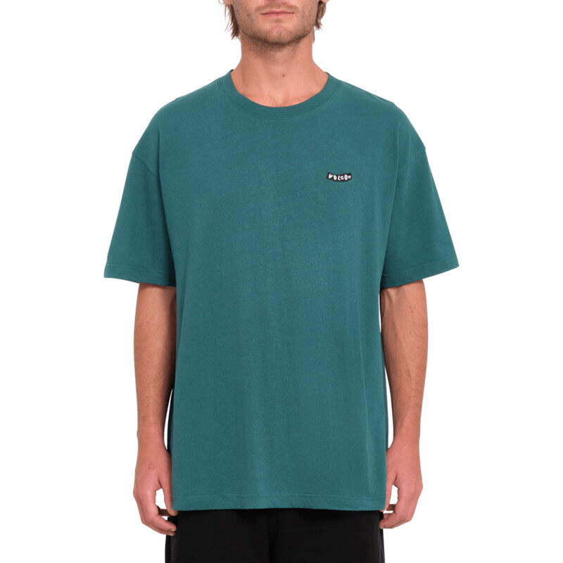 Pánské triko Volcom Pistol Stone Lse Sst - Evergreen