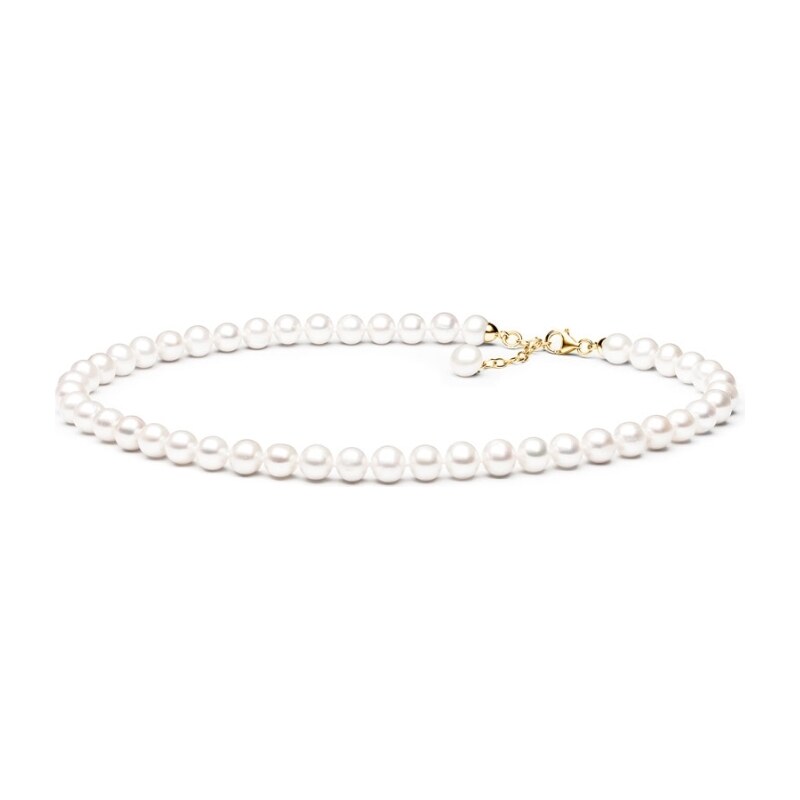 Gaura Pearls Perlový náhrdelník Pialoma - 9 mm perla, 40 cm,