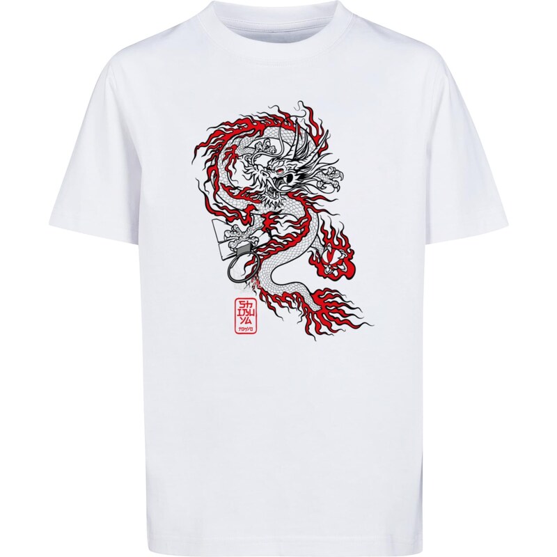 Mister Tee Dětské tričko Dragon Baller bílé