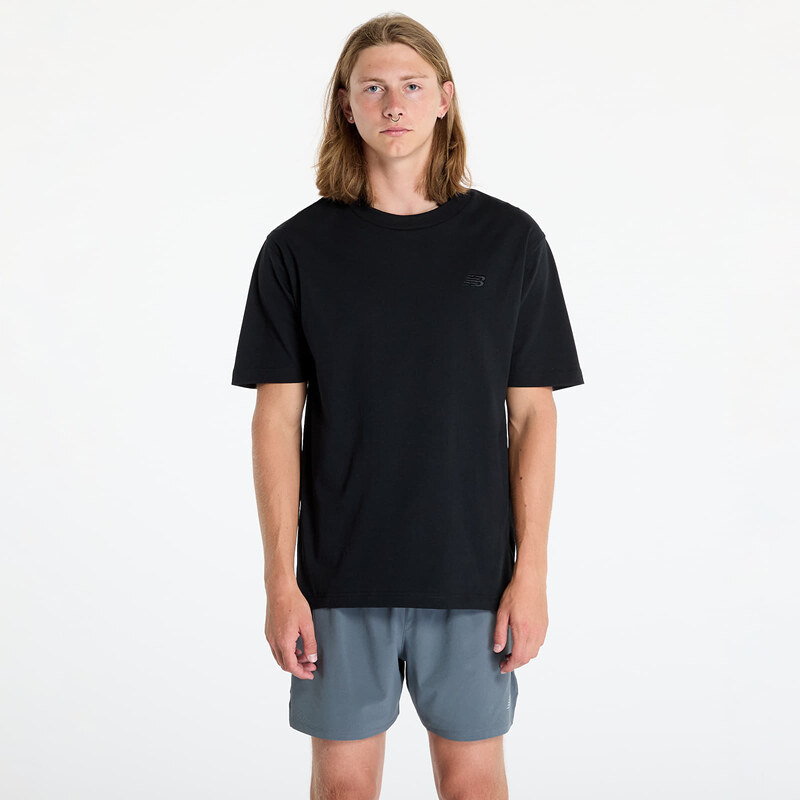 Tričko New Balance Athletics Cotton T-Shirt Black Bk S