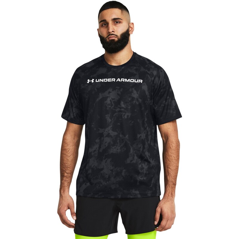 Under Armour TECH ABC CAMO SS BLK
