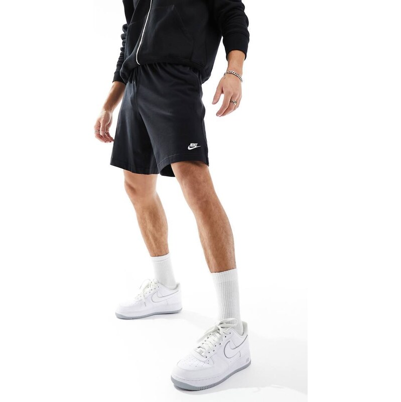 Nike Club knit shorts in black