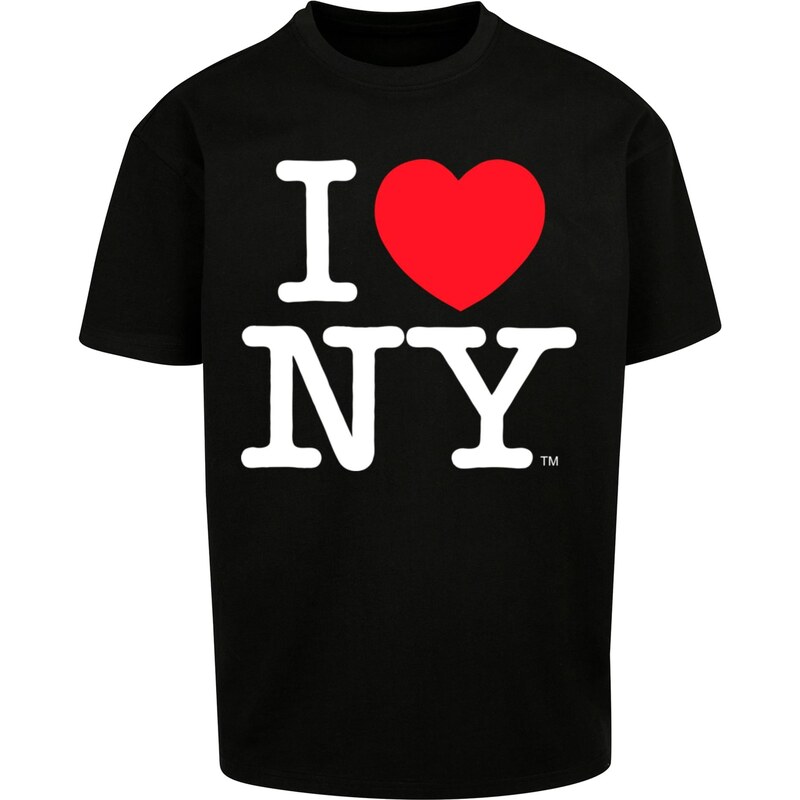 Merchcode Pánské tričko I Love NY Oversize černé