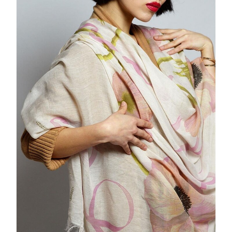 InnBamboo Itálie Dámský šátek O´KEEFE 26 bambus rose 86604251