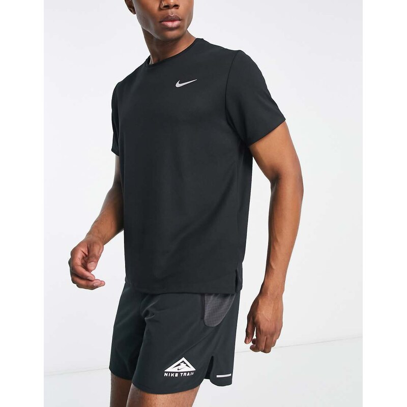 Nike Running Miler Dri-FIT t-shirt in black