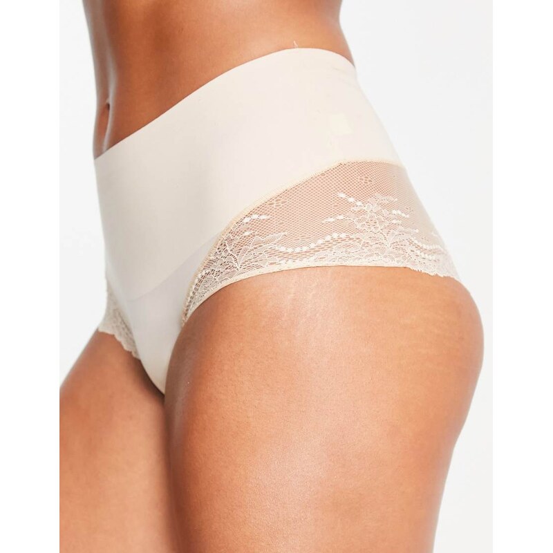 SPANXsupersmooth Undietectable lace hipster brief in beige-Neutral 100041716