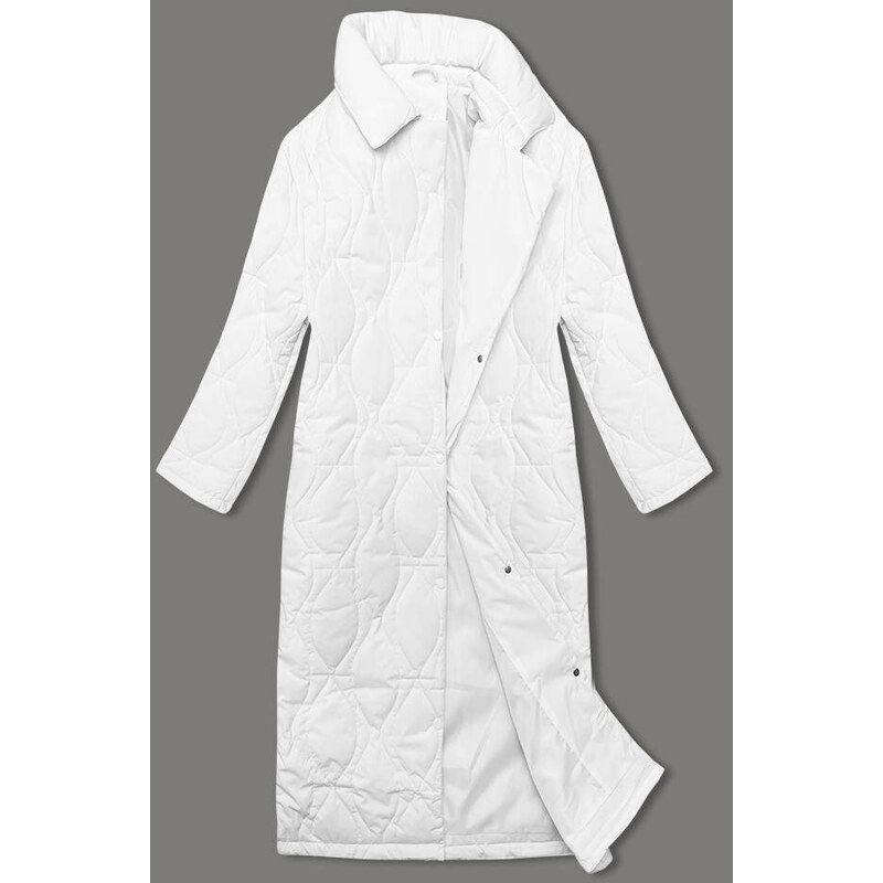 J.STYLE Dámský kabát oversize bílý (5M3177-281) 98196433
