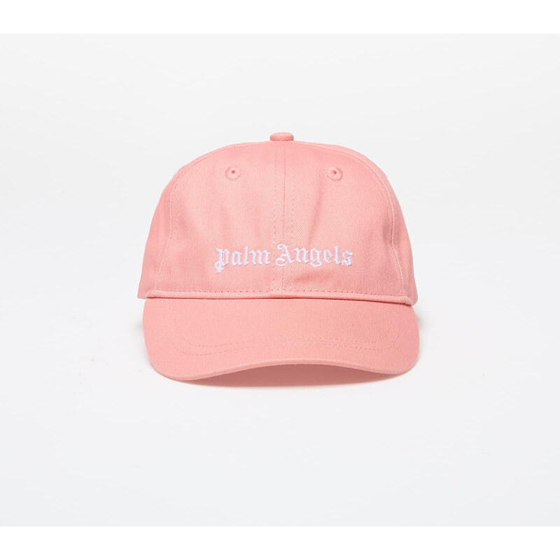 Palm Angels Kids Logo Baseball Cap Pink/ White II