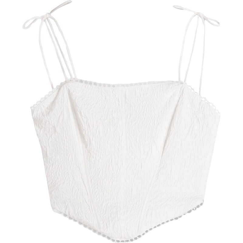 Bershka Top offwhite