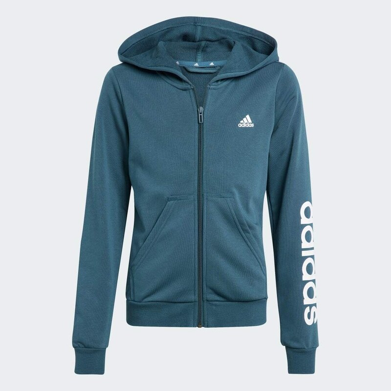 Adidas Essentials Linear Logo Full-Zip Hoodie 98188204