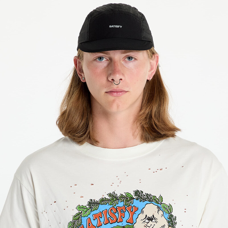 Kšiltovka Satisfy Rippy Trail Cap Black Universal