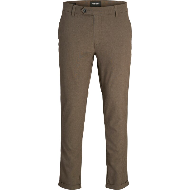JACK & JONES Chino kalhoty JPSTMarco JJConnor čokoládová