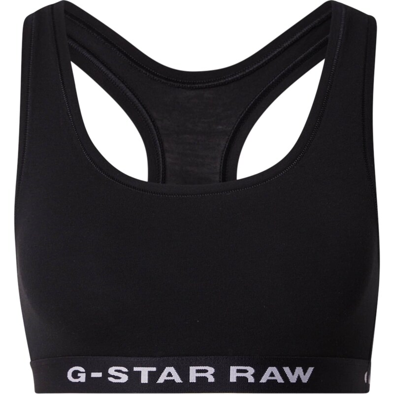 G-STAR Podprsenka černá / bílá