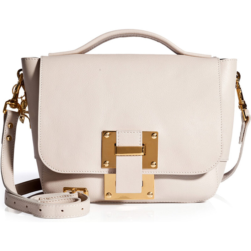 Sophie Hulme Leather Mini Soft Flap Bag