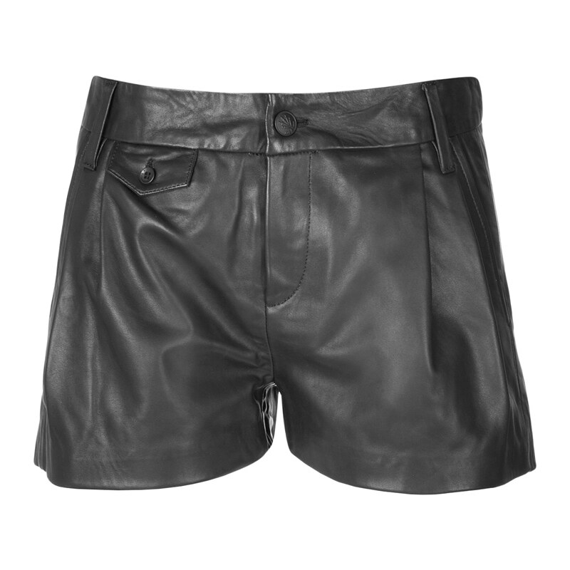 Rag & Bone Leather Tennis Shorts