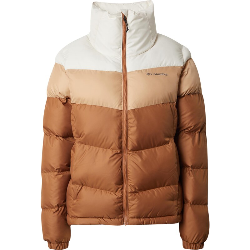COLUMBIA Outdoorová bunda Puffect II karamelová / světle hnědá / bílá 98480686