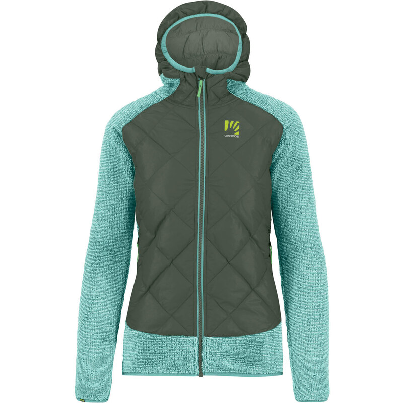 Karpos MARMAROLE outdoorová bunda, dámská, thyme/aqua ski 112725591