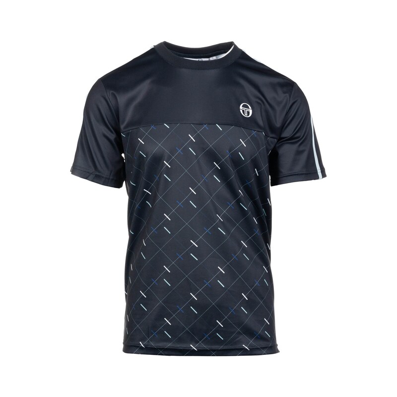 Sergio Tacchini Funkční tričko Scotland modrá / černá / bílá