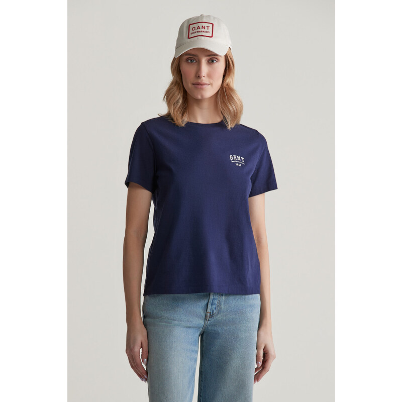 TRIČKO GANT REG SMALL GRAPHIC SS T-SHIRT CLASSIC BLUE 98529803