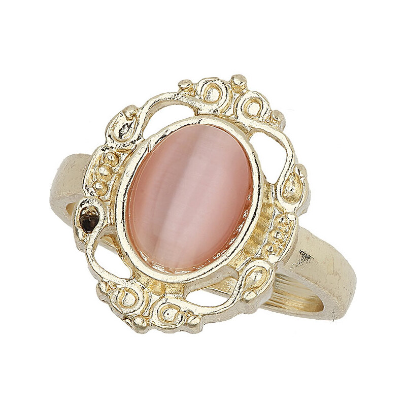 Topshop Pink Cats Eye Ring