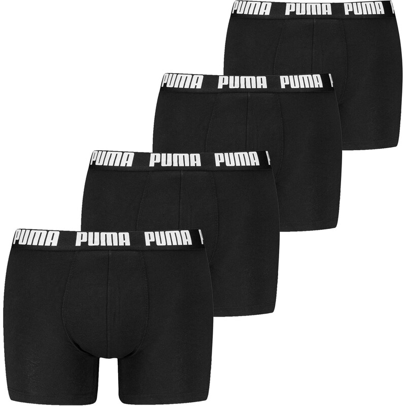 PUMA Boxerky černá / bílá