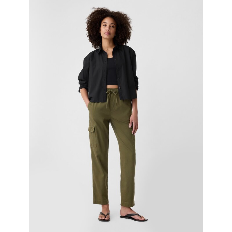 GAP Kalhoty s kapsami Mid Rise Easy Cargo - Dámské 107080383