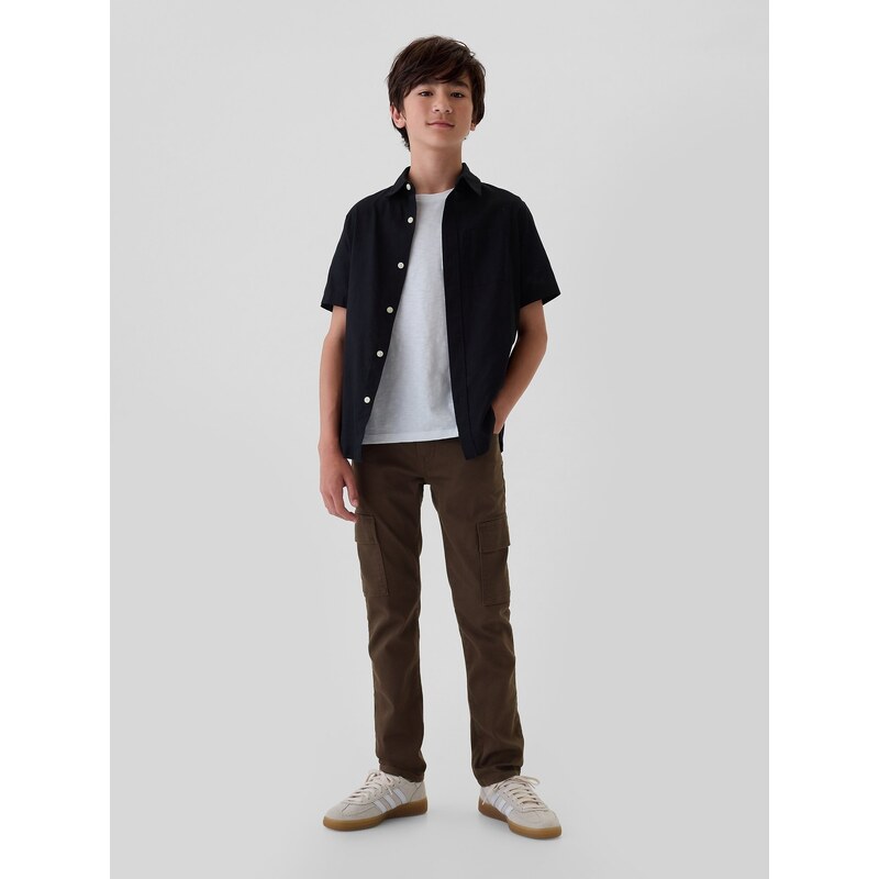 GAP Dětské slim cargo džíny UltraSoft - Kluci