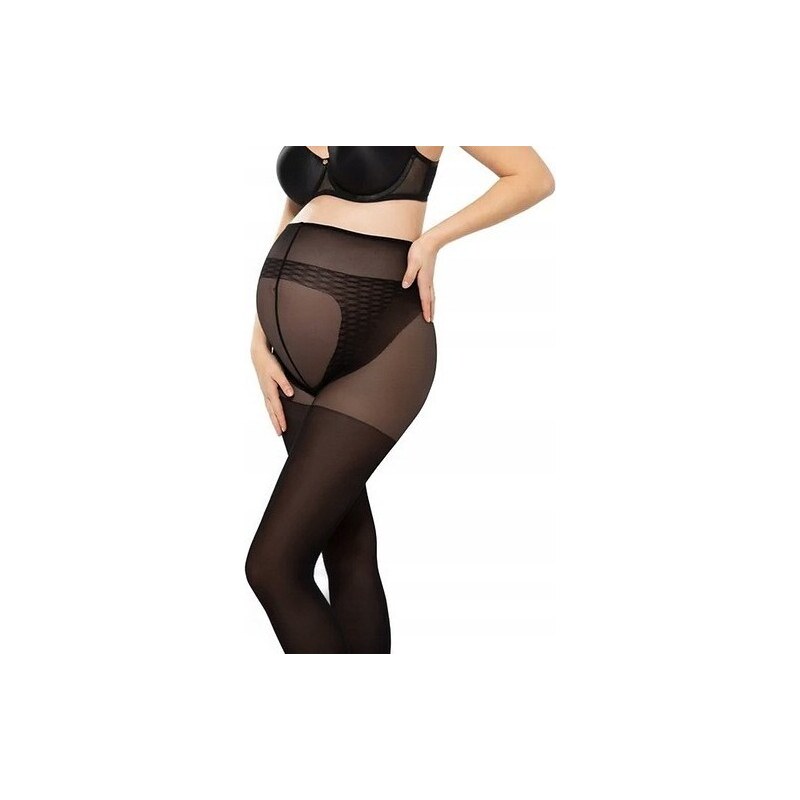 Černé těhotenské silonky Gatta Body Protect 40 den Černá 86164231