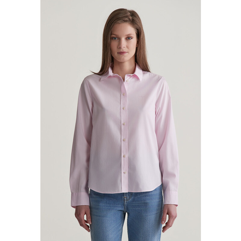 KOŠILE GANT REG POPLIN SHIRT LIGHT PINK